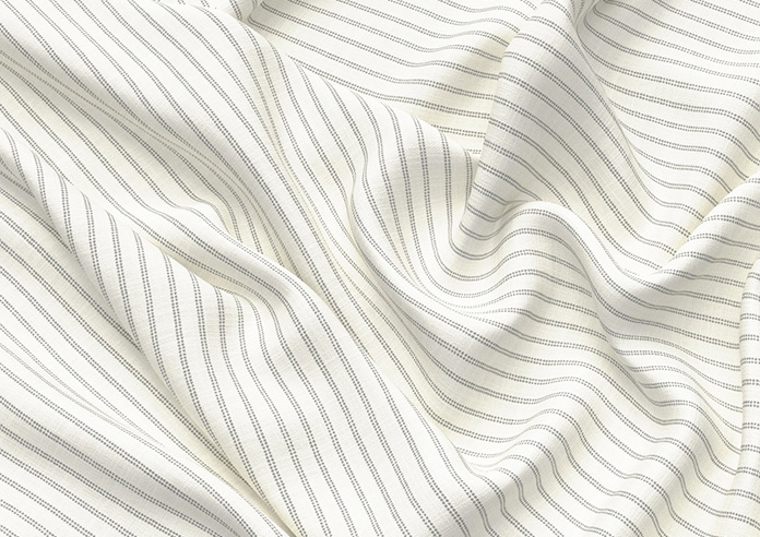 Laura Ashley Candy Stripe, Steel - Made to Measure Curtains - Image 4